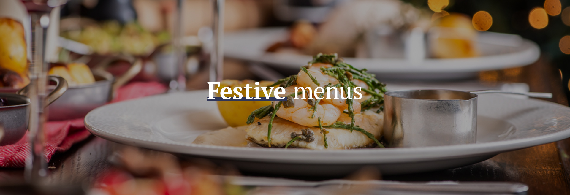 Festive Christmas Menu at The Island Queen 