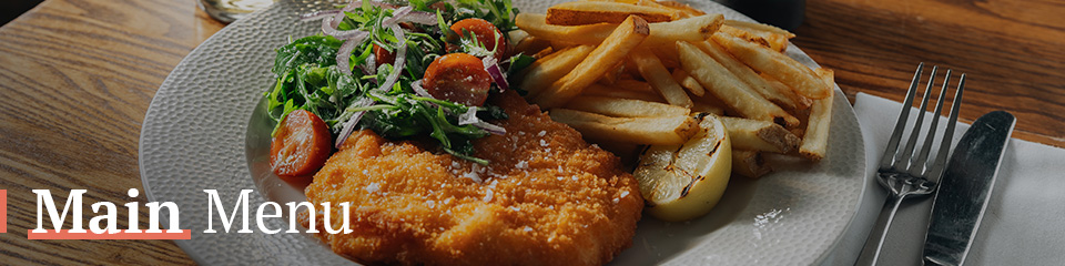 Main Menu at The Island Queen