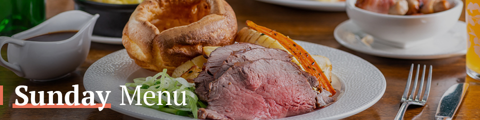Sunday Menu at The Island Queen